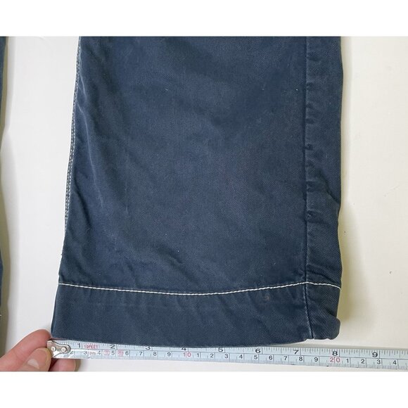 Robert Graham Men's Chino Straight Leg Pants Size 36x29 Navy Blue - Picture 5 of 10